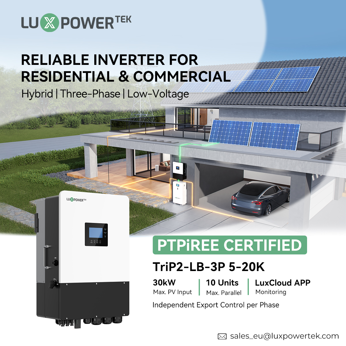 LuxpowerTek Facebook ad