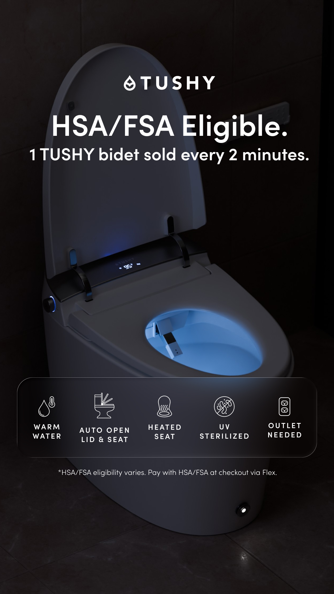 TUSHY Facebook ad