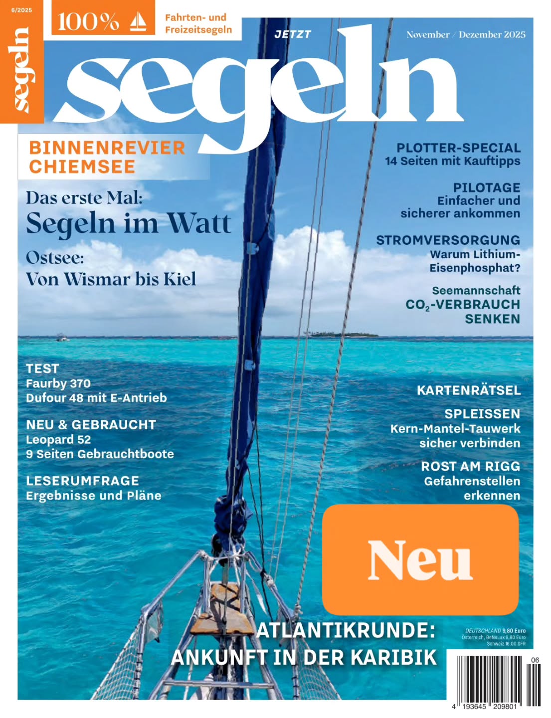 segeln Facebook ad: Ab 21. Oktober am Kiosk.
