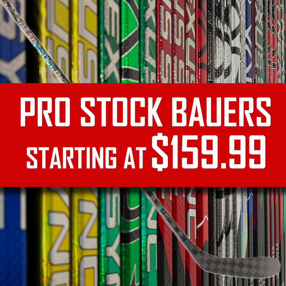 HockeyStickMan Facebook ad: Bauer Pro Stock Hockey Sticks