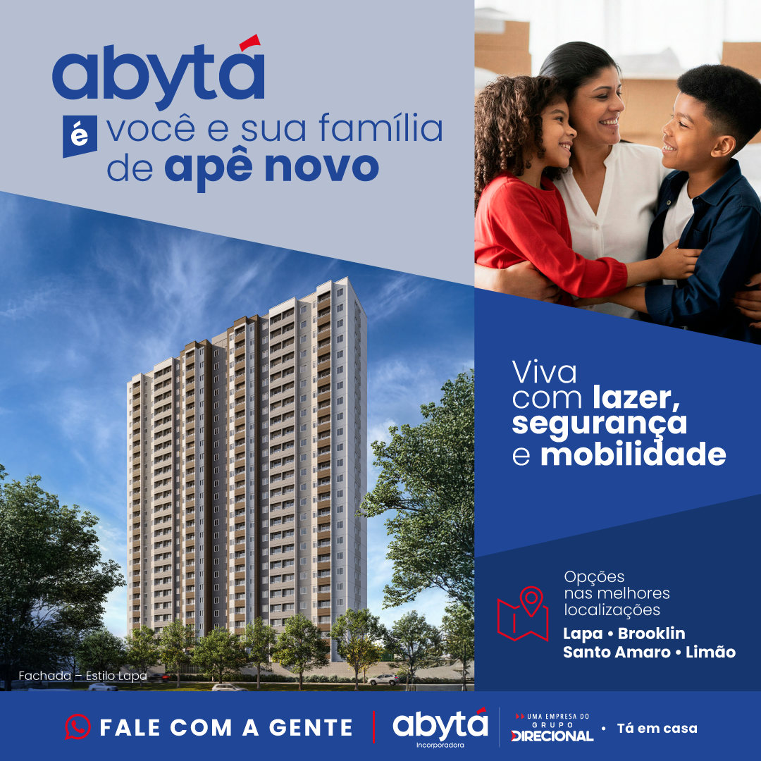 Abytá Incorporadora Facebook ad: Seu novo apê é com a Abytá
