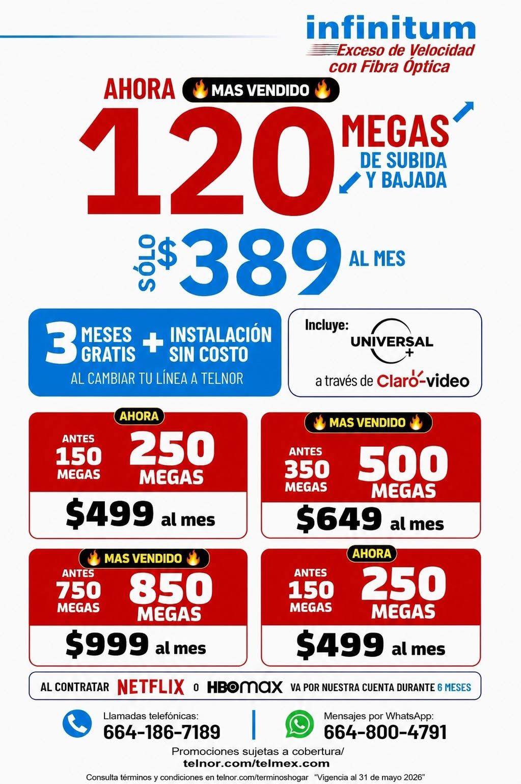 Contratación de internet en línea Facebook ad: ¡OTOÑO SIN PAGOS INICIALES!