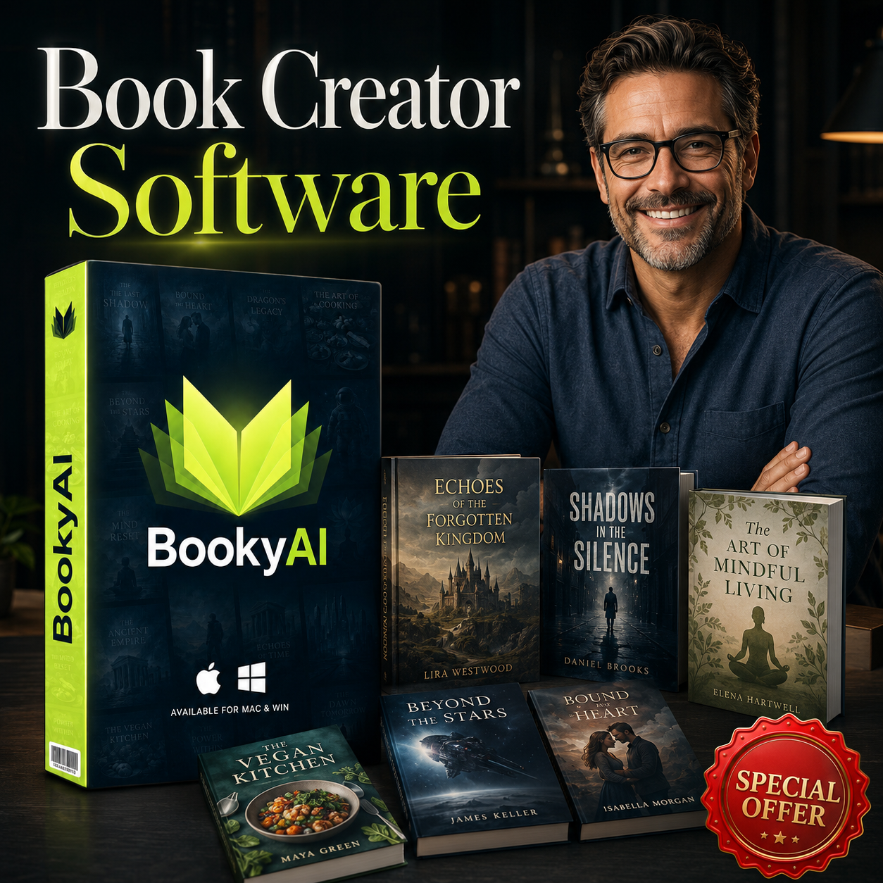 Bookyai - Autonomous Book Creation Pipeline Facebook ad: Automatically Create Unlimited Books Without Writing a…