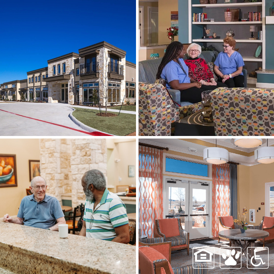 Surpass Senior Living Facebook ad: World Class Senior Living in Allen Texas