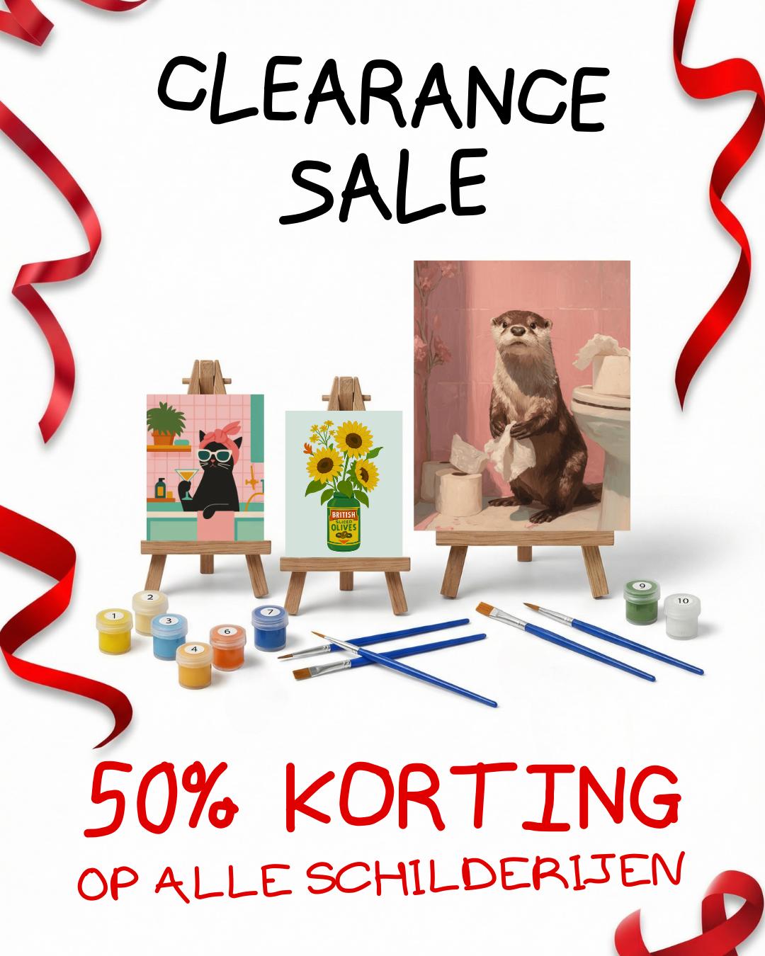 Schilder op NR. Facebook ad