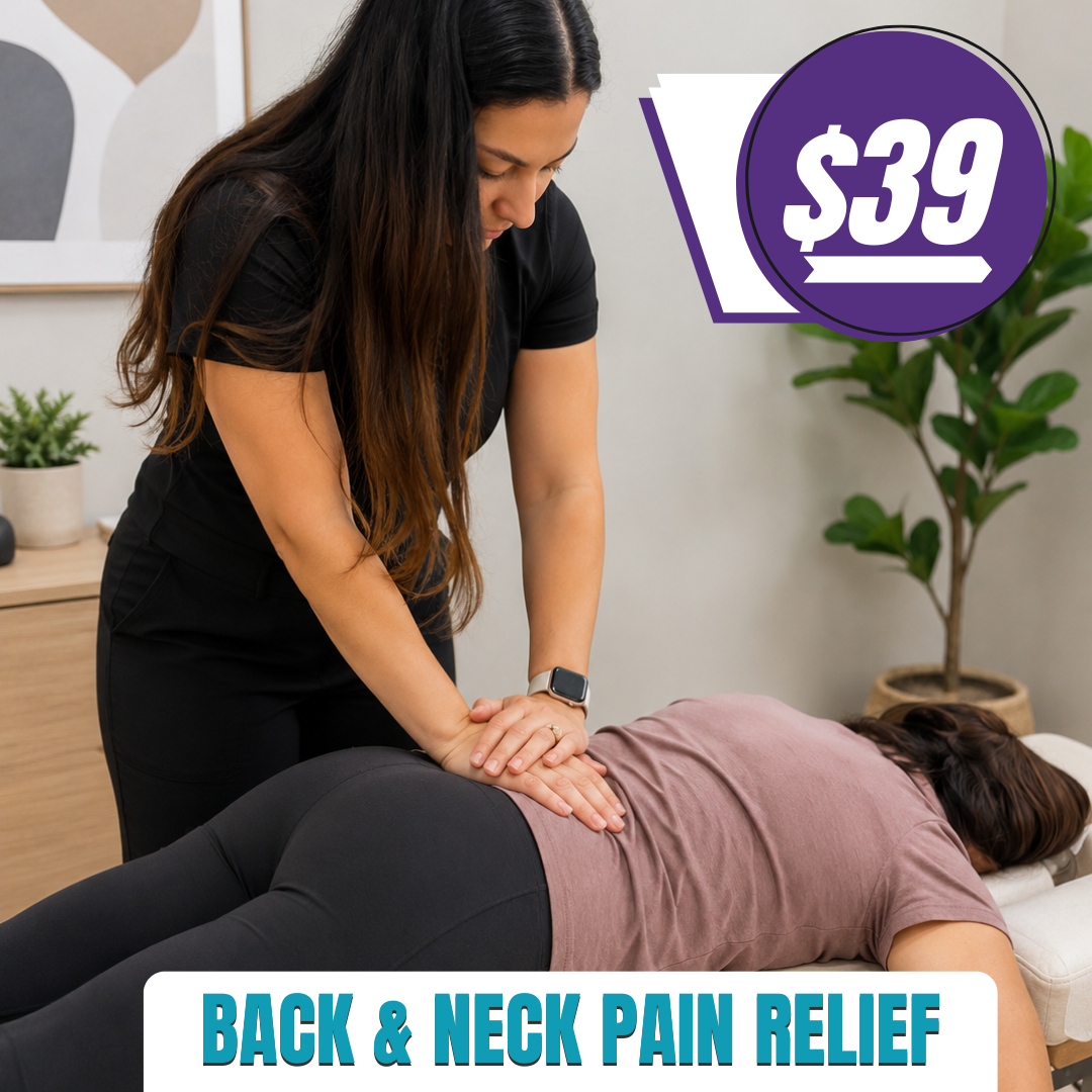 Studer Chiropractic - Promo Page Facebook ad: Don’t Settle for Pain, Get Answers for $39!