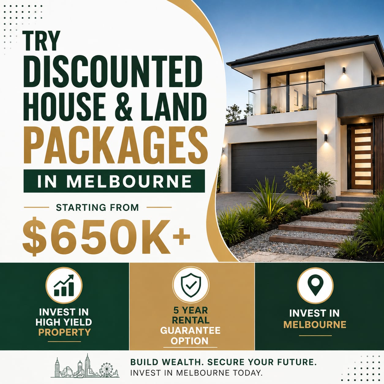 Fincorp Property Projects Facebook ad: Melbourne Property from $650K+