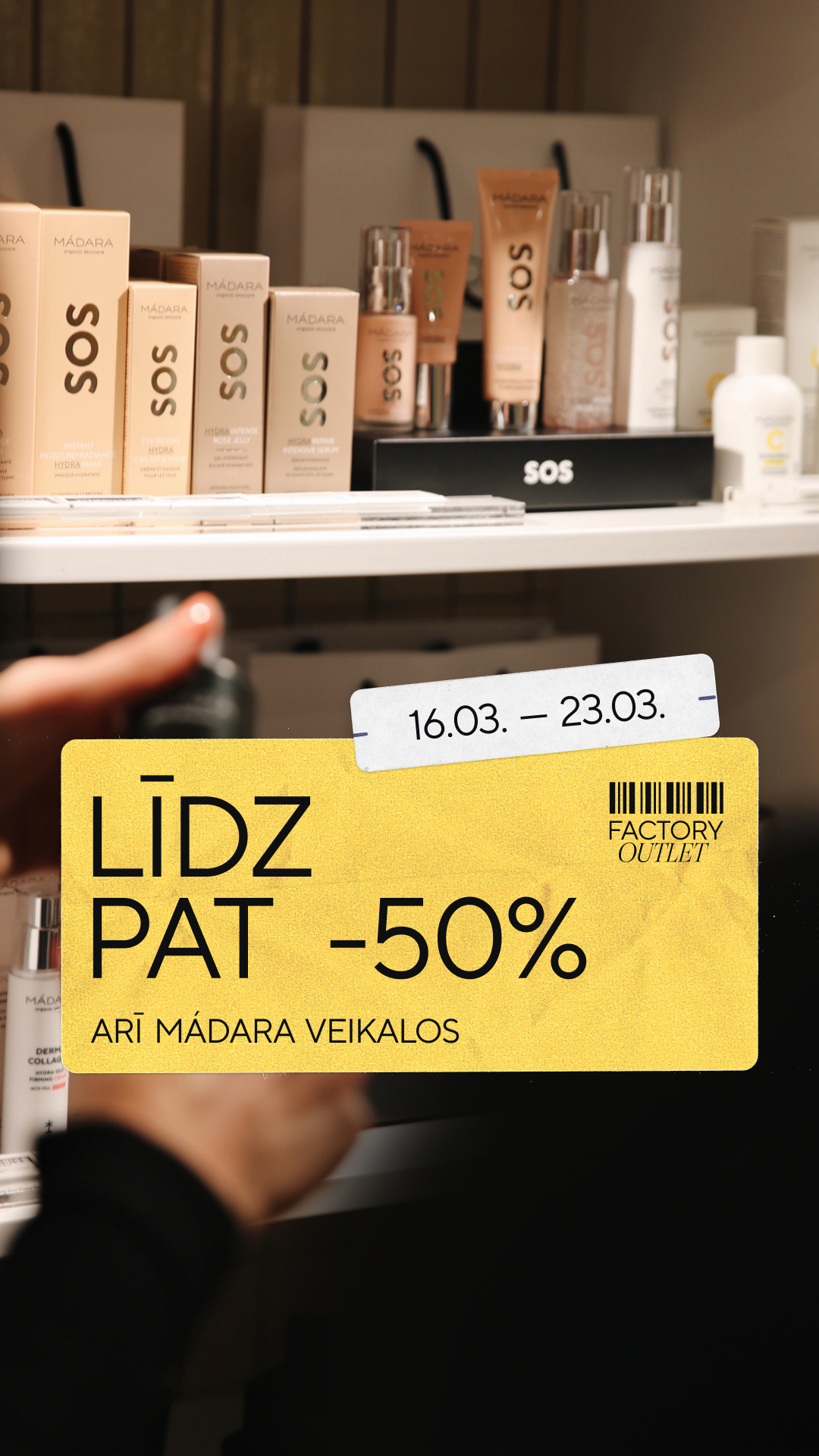 Mádara Organic Skincare Facebook ad
