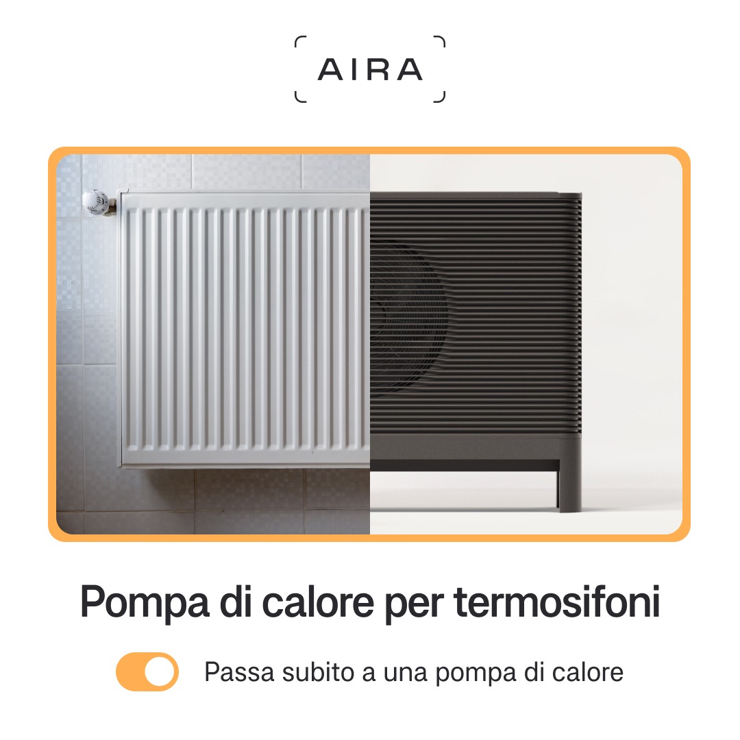 Aira Italia Facebook ad: Elimina la caldaia a gas