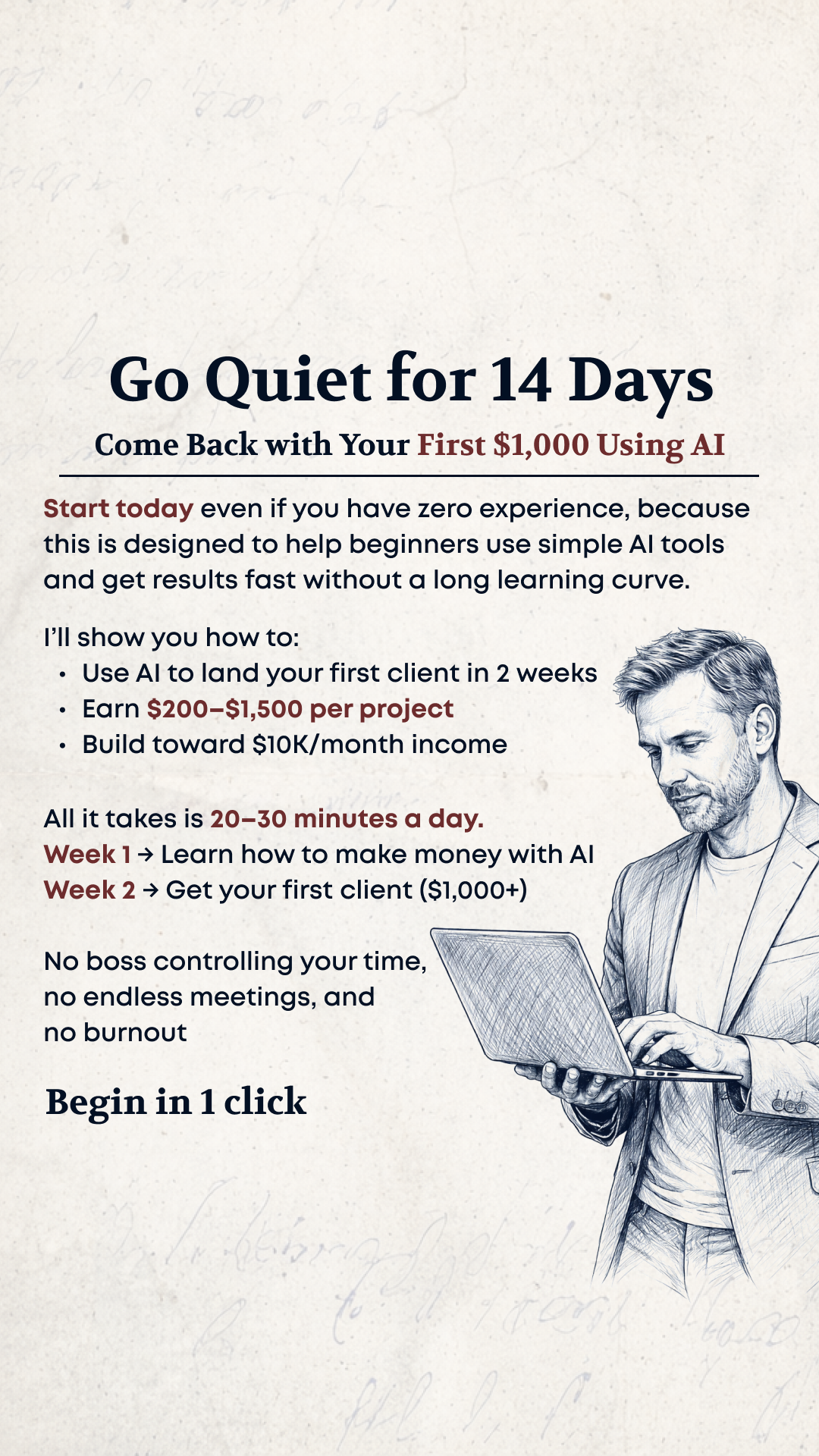 Owlymate Facebook ad: Build Your AI Side Hustle in 4 Weeks