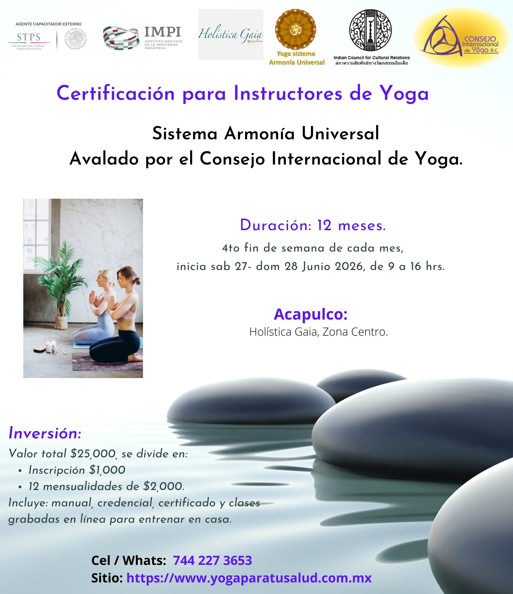 Consejo Internacional de Yoga en México Facebook ad