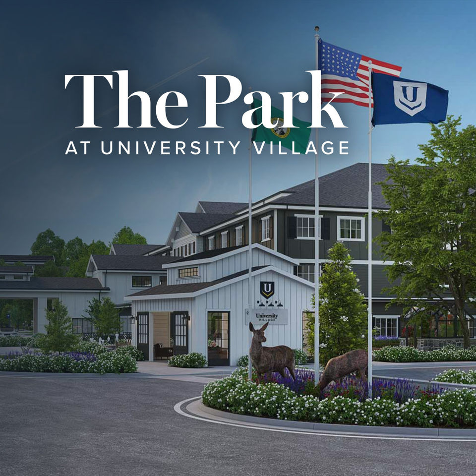 The Park at University Village Facebook ad: Elevate your golden years with Independent Living at…