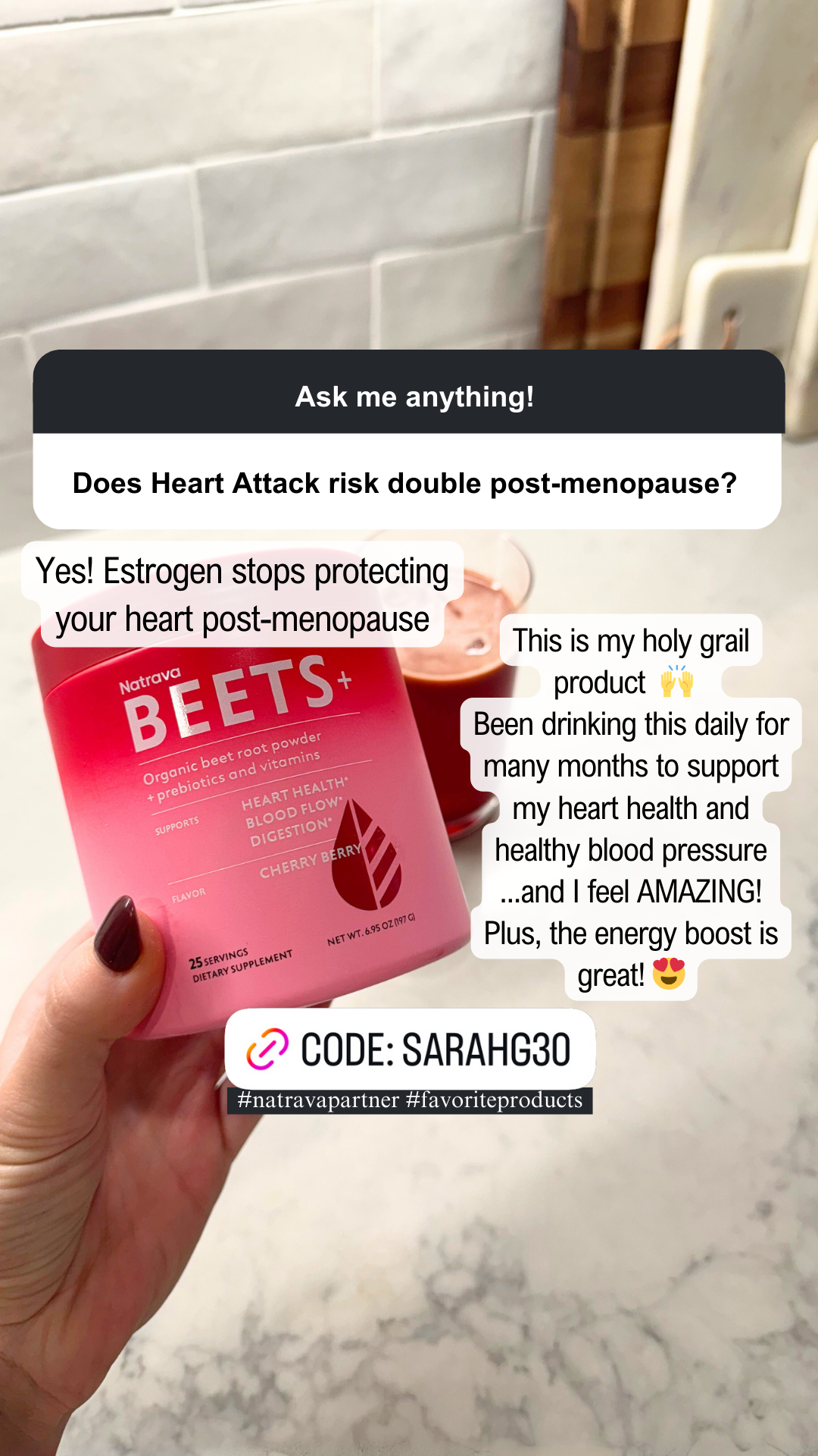 Sarah Gearino, Healthy Life Balance Facebook ad
