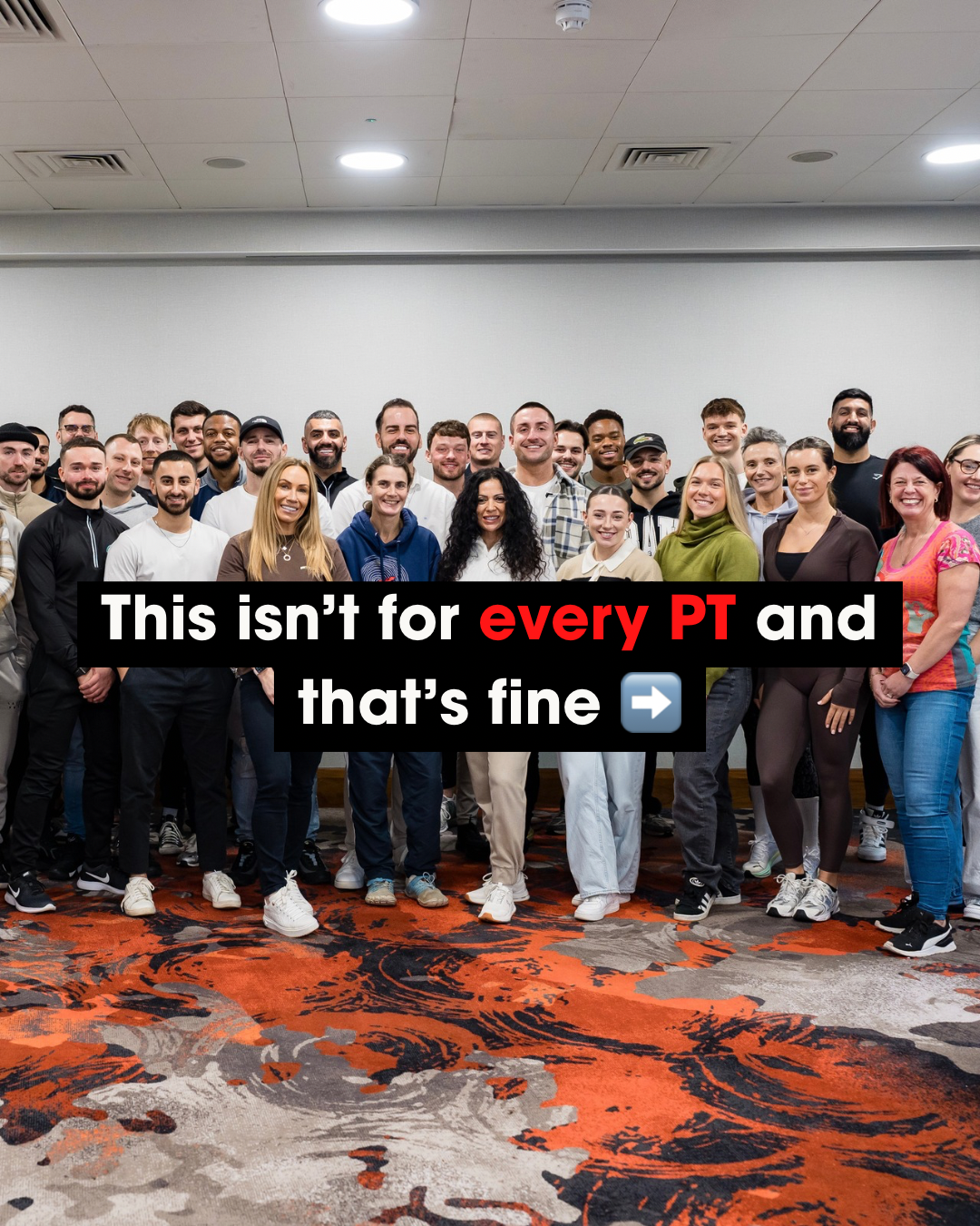 PT EXCEL Facebook ad: This isn’t for every PT and that’s fine