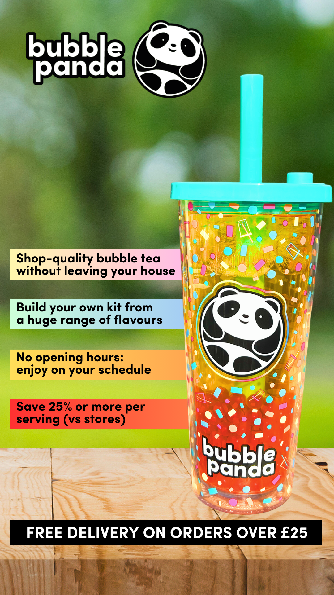 Bubble Panda Facebook ad
