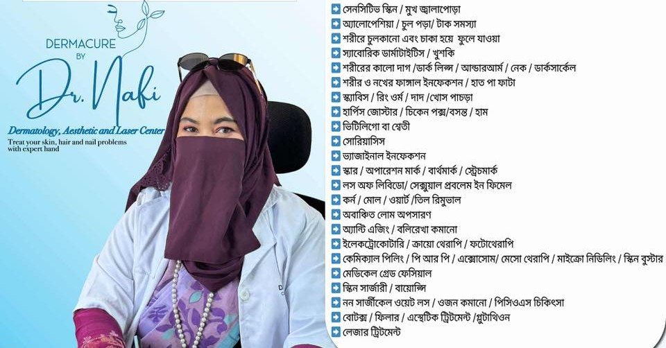 Dermacure by Dr. Nafi Facebook ad: Dr Nafi Islam