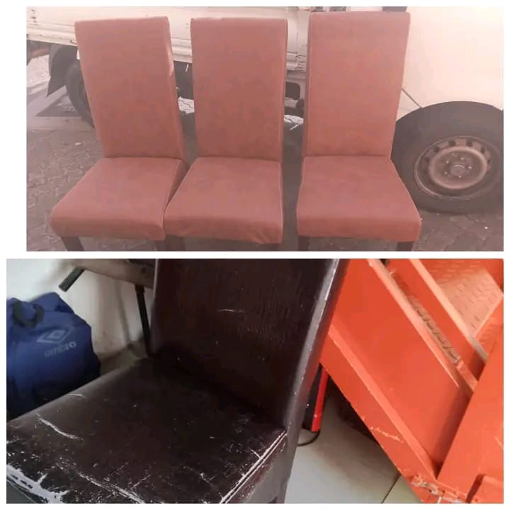 M and A furniture Facebook ad: Dining chairs repairs hardboard and couches repair and…