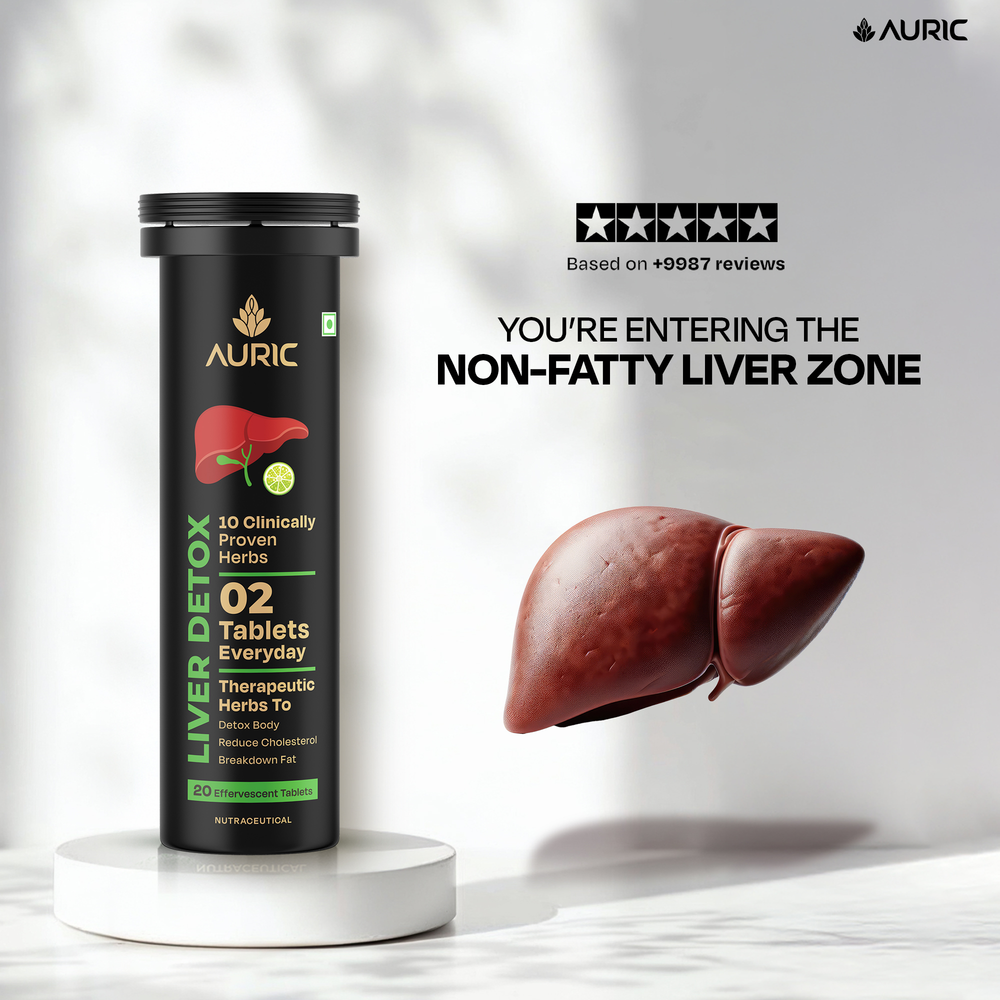 Auric Performance Booster Facebook ad