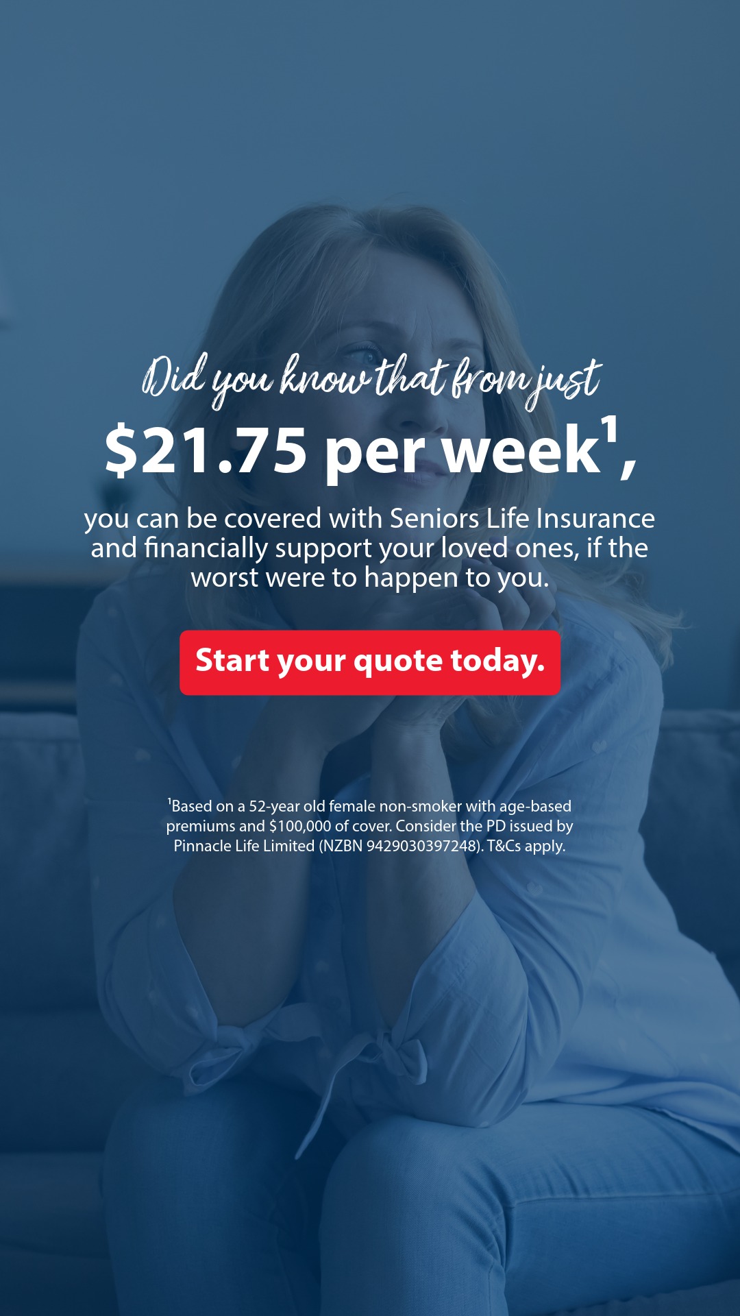 New Zealand Seniors Facebook ad