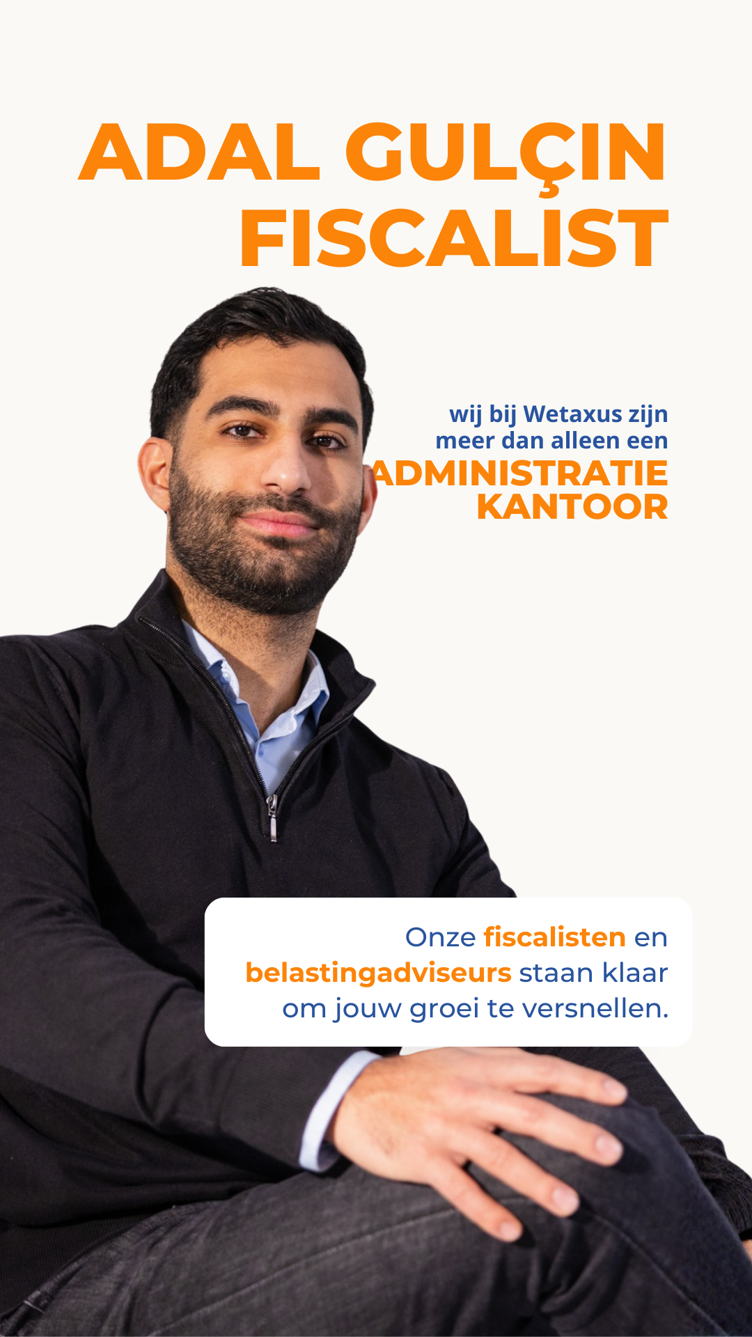 Administratiekantoor Wetaxus Facebook ad: Klinkt goed? Laten we kennismaken