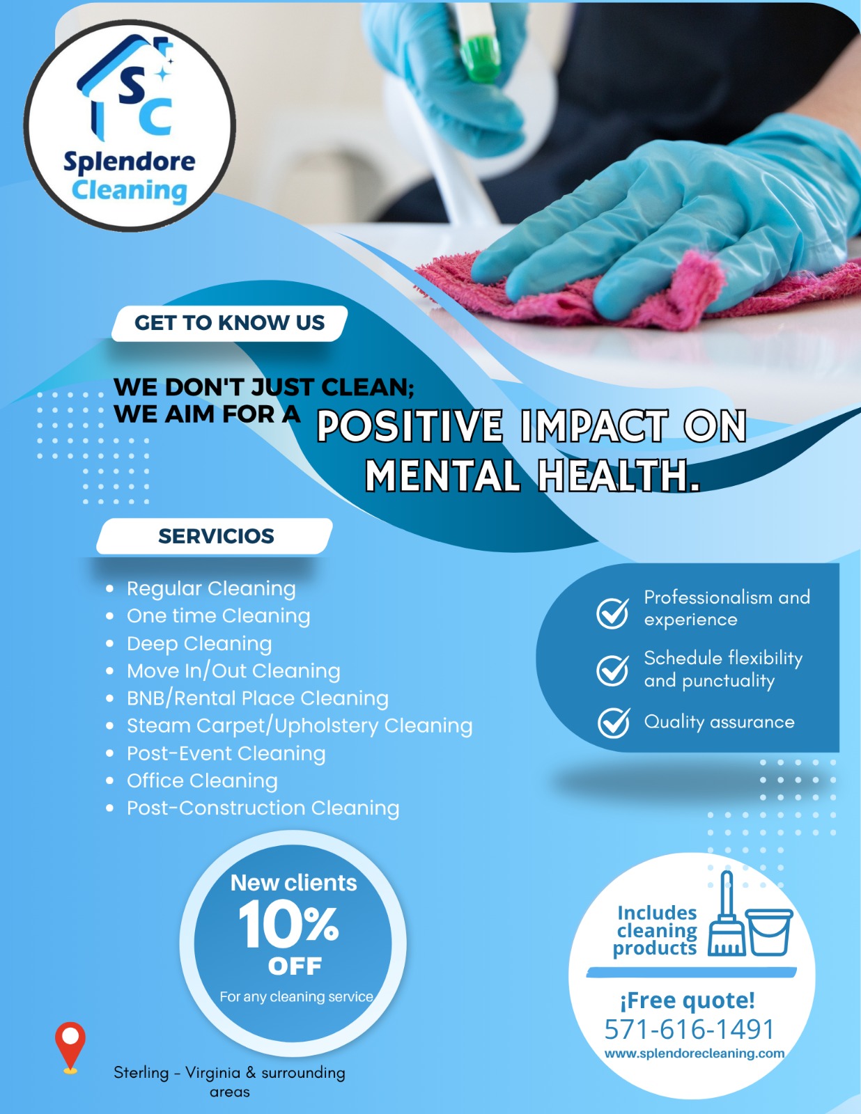 Splendore Cleaning Services Facebook ad