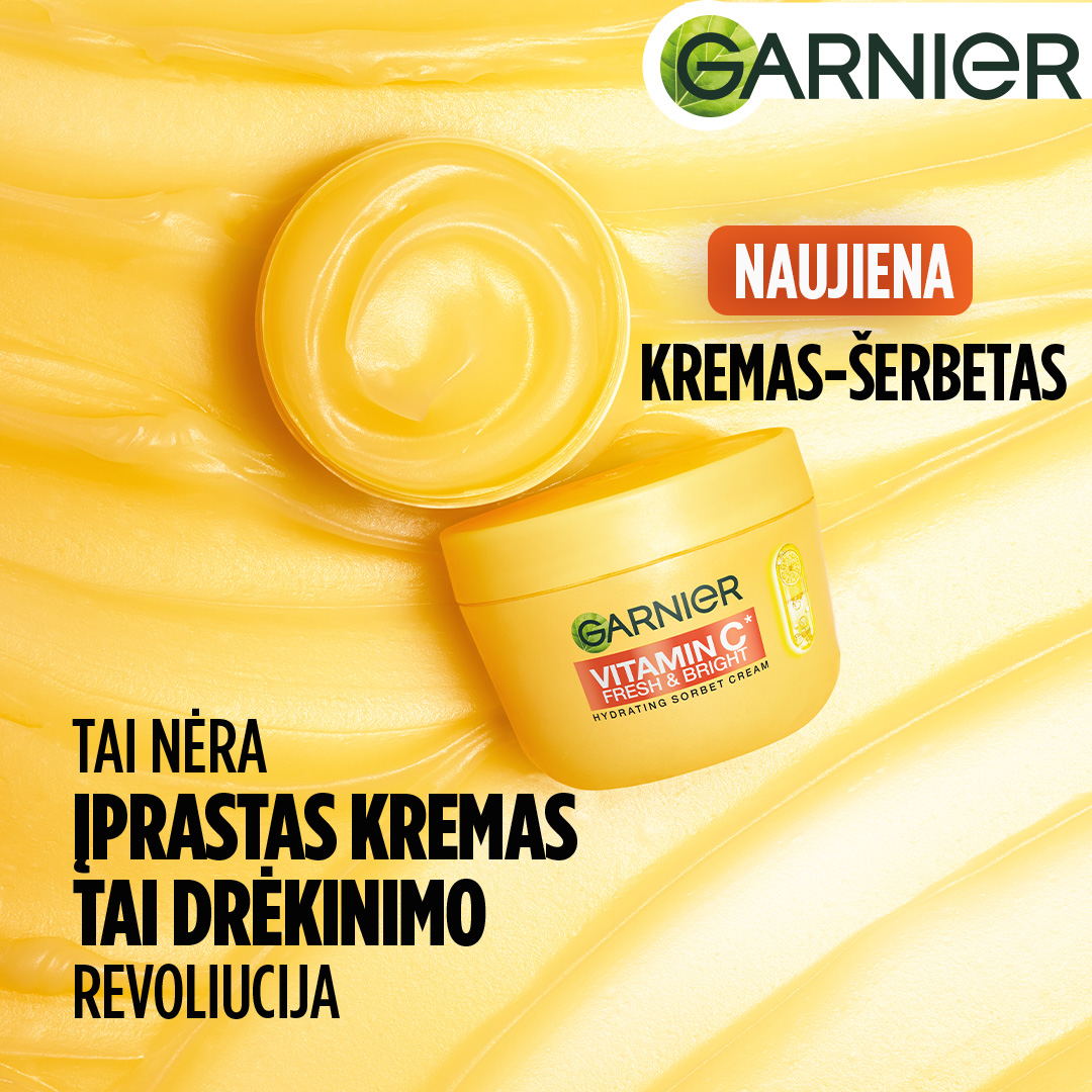 Garnier Facebook ad: Tavo oda tai pamils