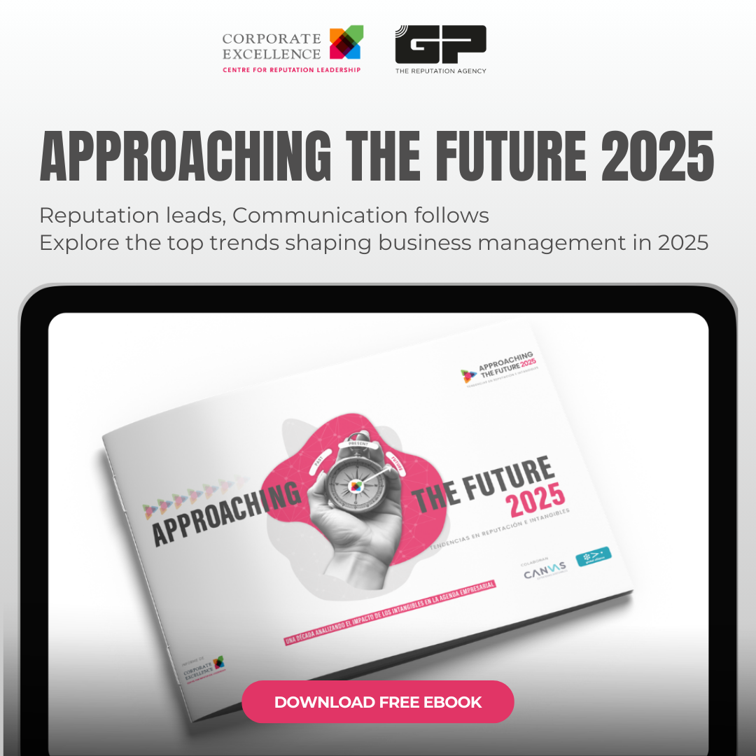 GP - The Reputation Agency Facebook ad: Download Free Ebook Approaching the Future 2025