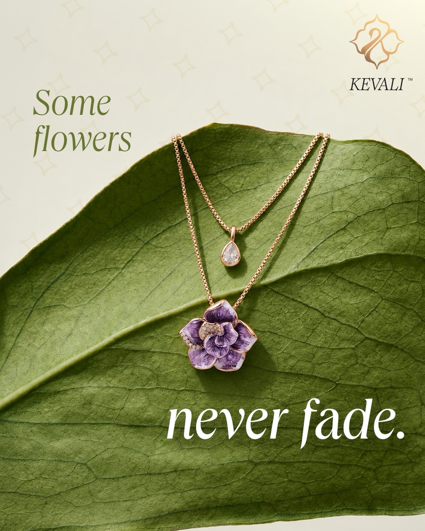 Kevali Facebook ad: Because true beauty isn’t fleeting, it’s timeless.