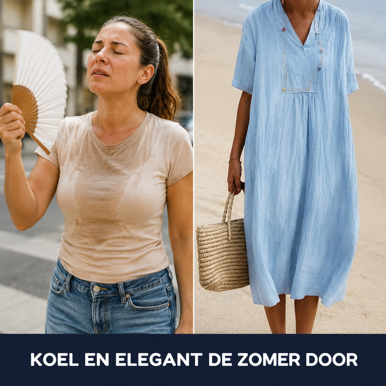 Nederlandse Top Deals Facebook ad: KOEL EN ELEGANT DE ZOMER DOOR