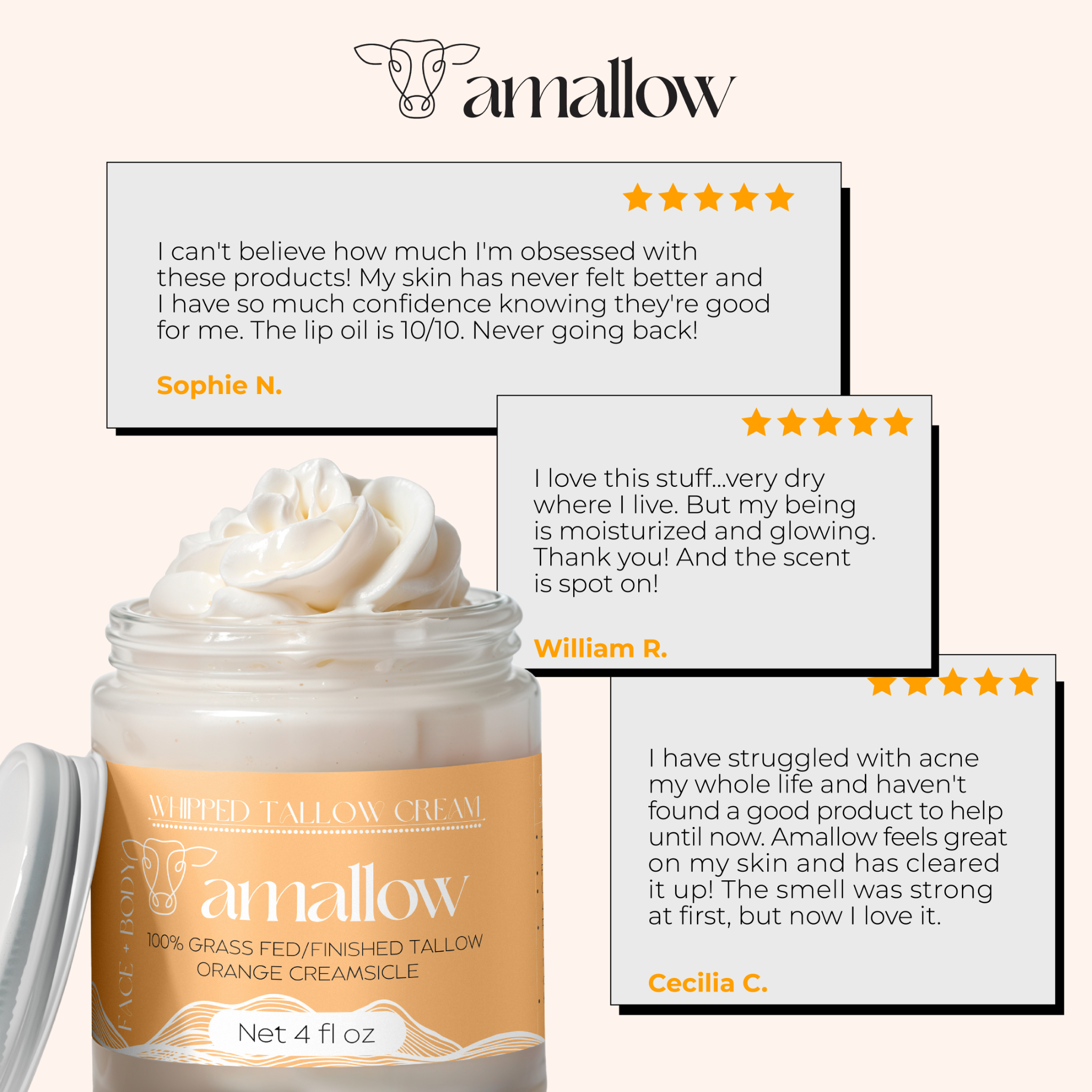 Amallow Naturals Facebook ad
