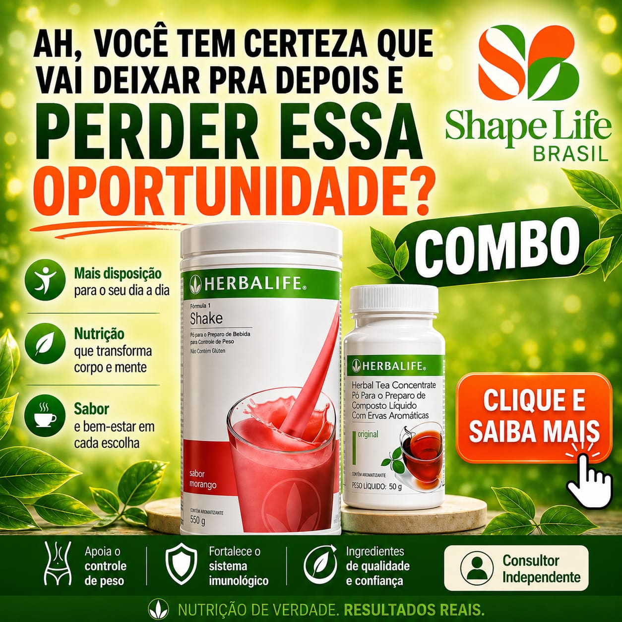 Shape Brasil Facebook ad: Aproveite Agora!