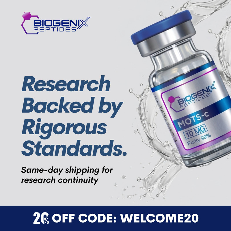 Biogenixpeptides Facebook ad from Jul 9, 2026