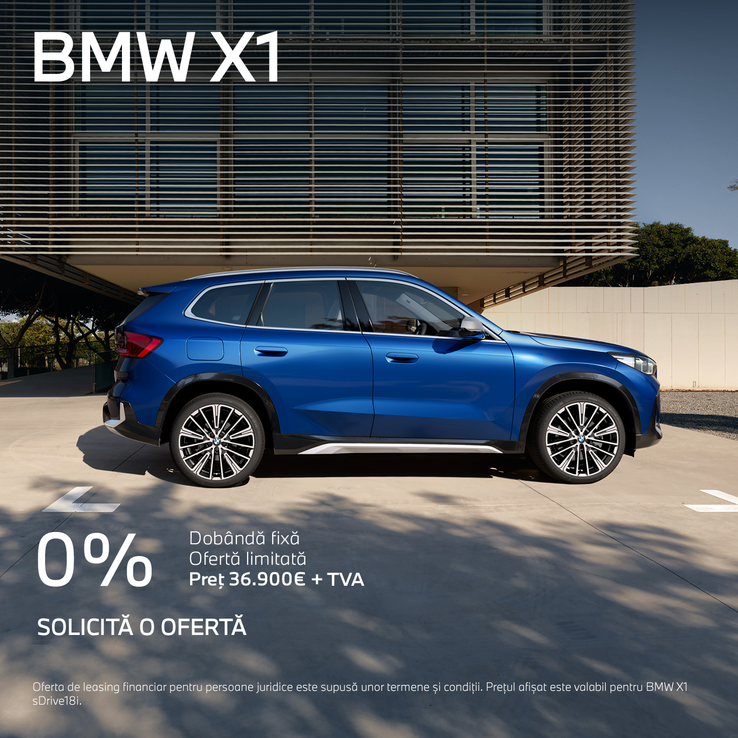 BMW România Facebook ad: BMW X1. O nouă călătorie.