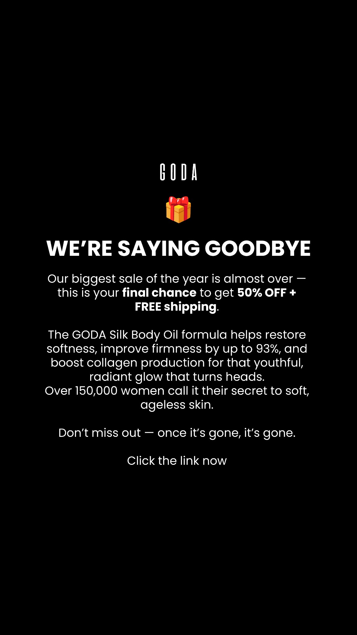 Goda Facebook ad