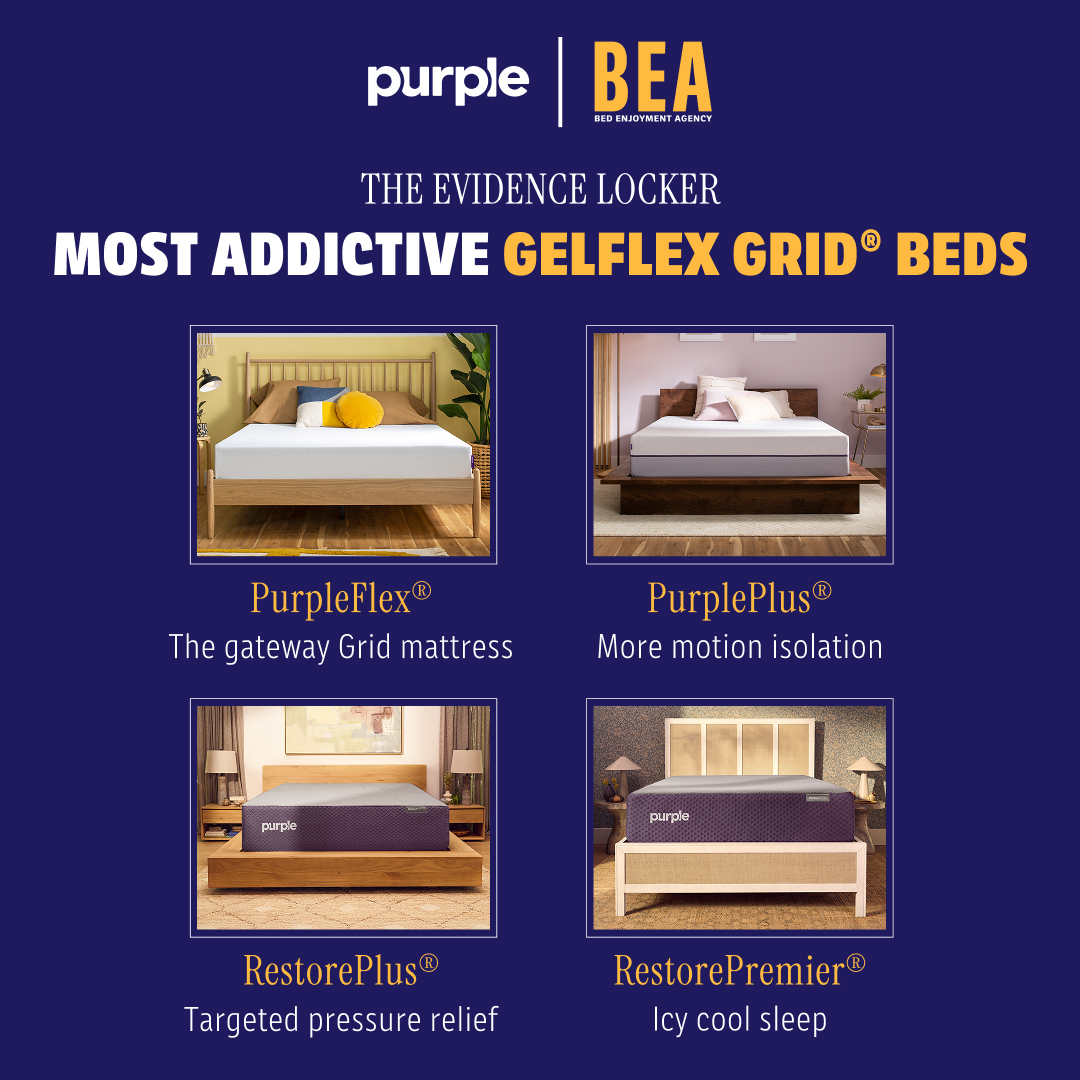 Purple Facebook ad: The most addictive sleep