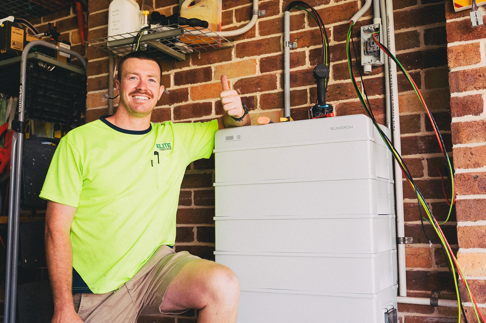Elite Power Group Facebook ad: Federal Solar Battery Rebate Now Available