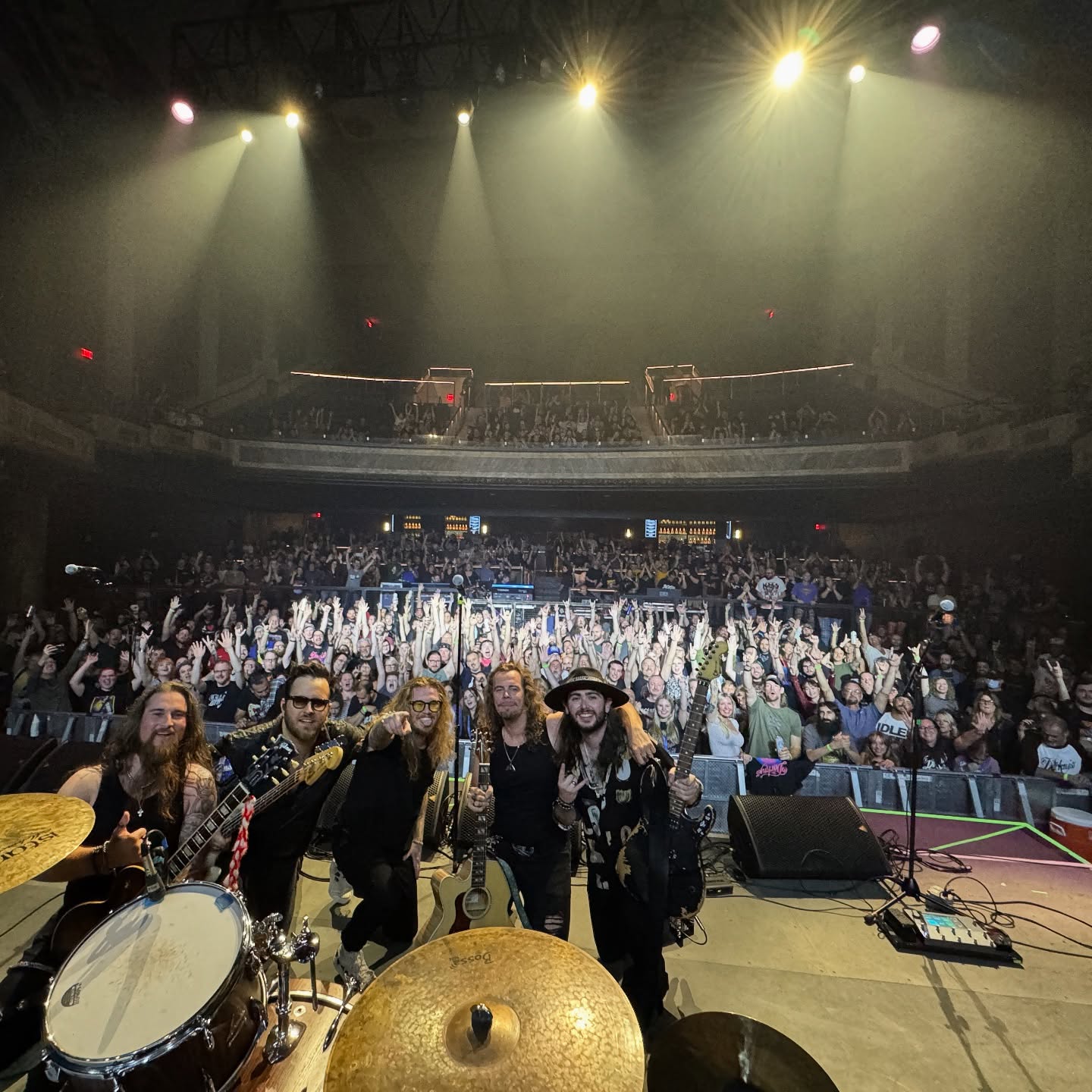 Mark Daly Facebook ad: First leg of our tour with @thedarkness =…