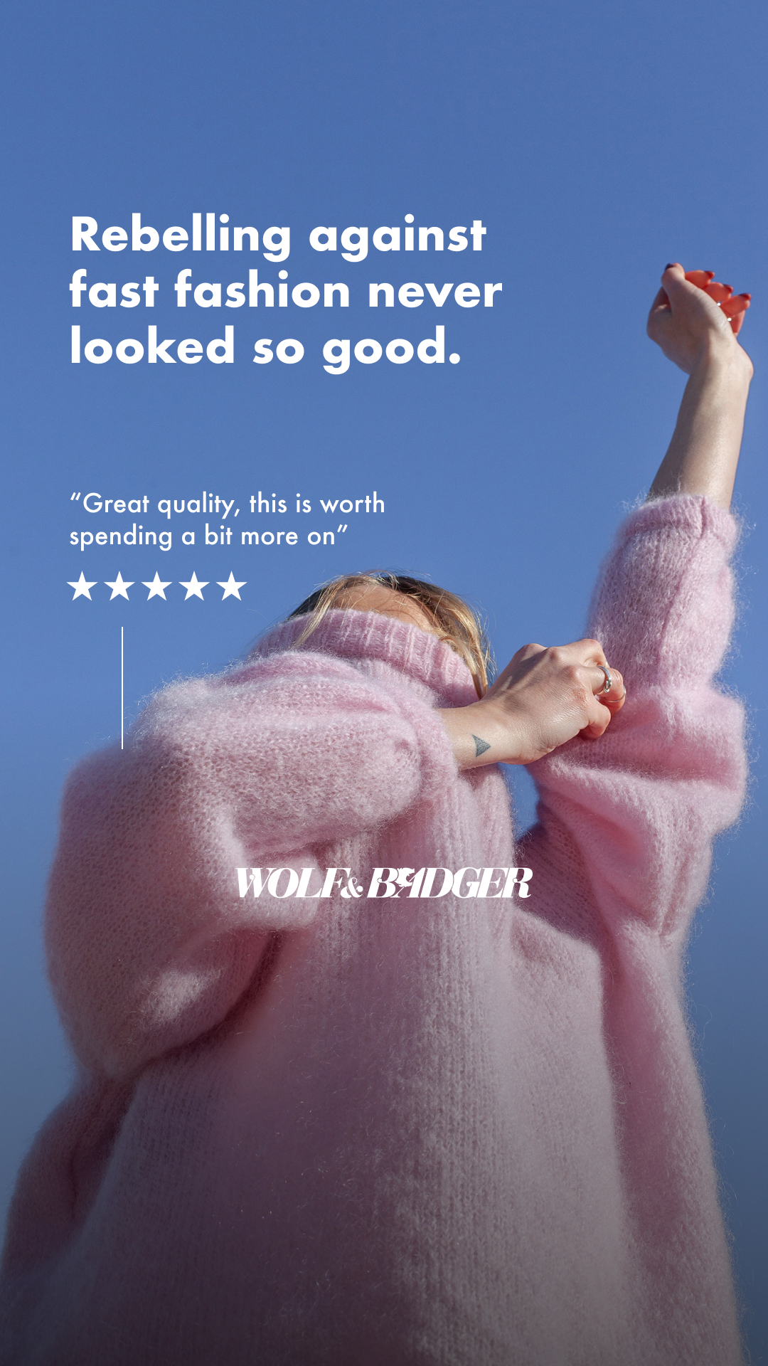 Wolf & Badger Facebook ad