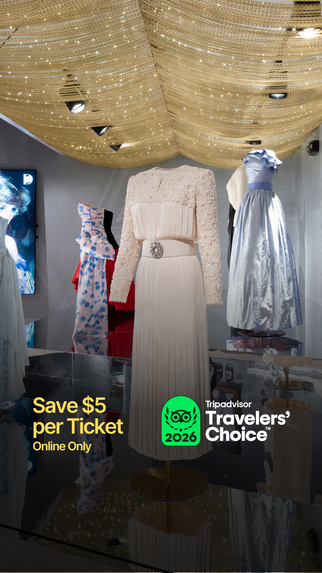 Princess Diana & The Royals: The Exhibition Facebook ad from Apr 30, 2026