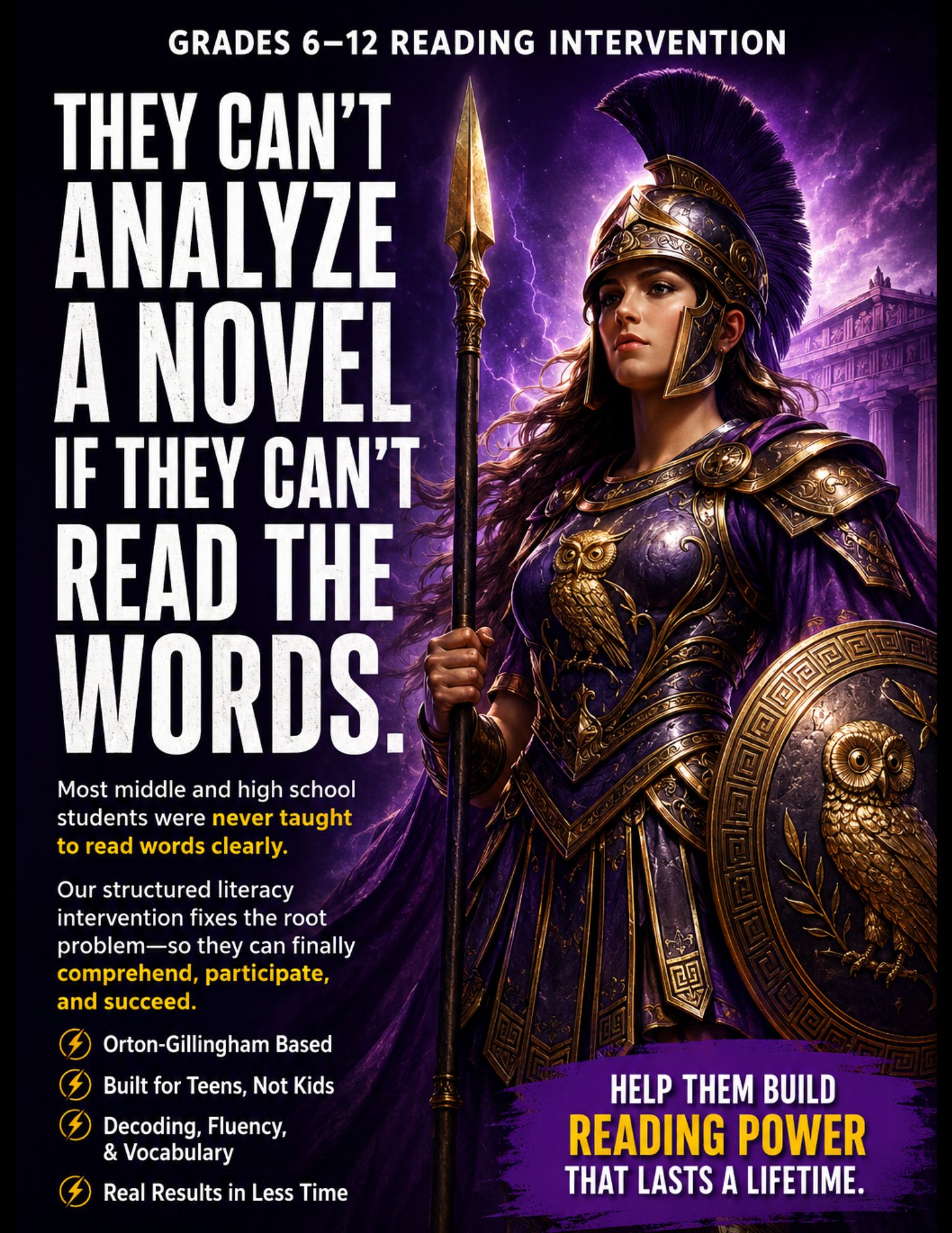 Teaching Companions Facebook ad: Reading Is the Roadblock.