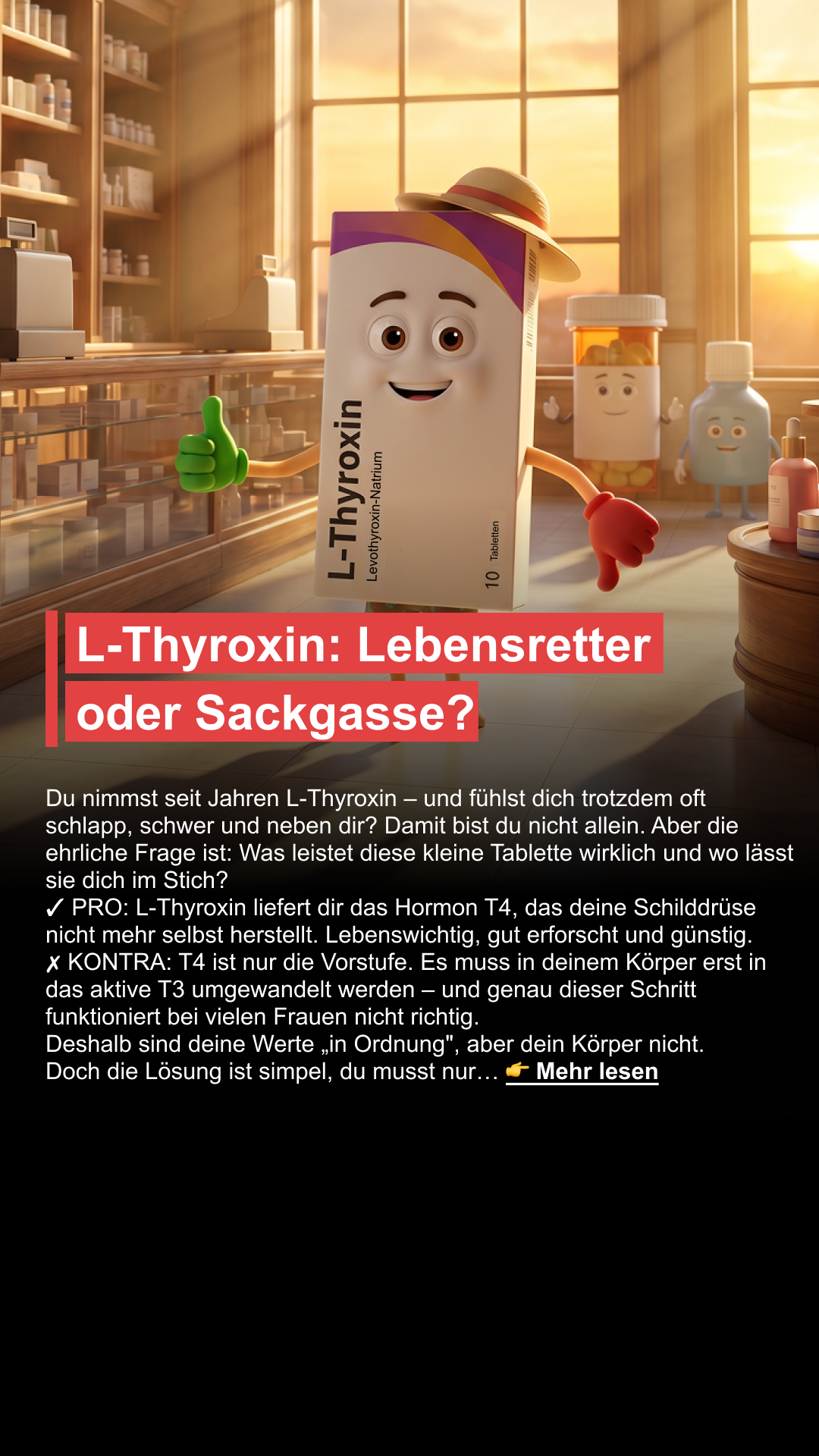 Mission Schilddrüse Facebook ad