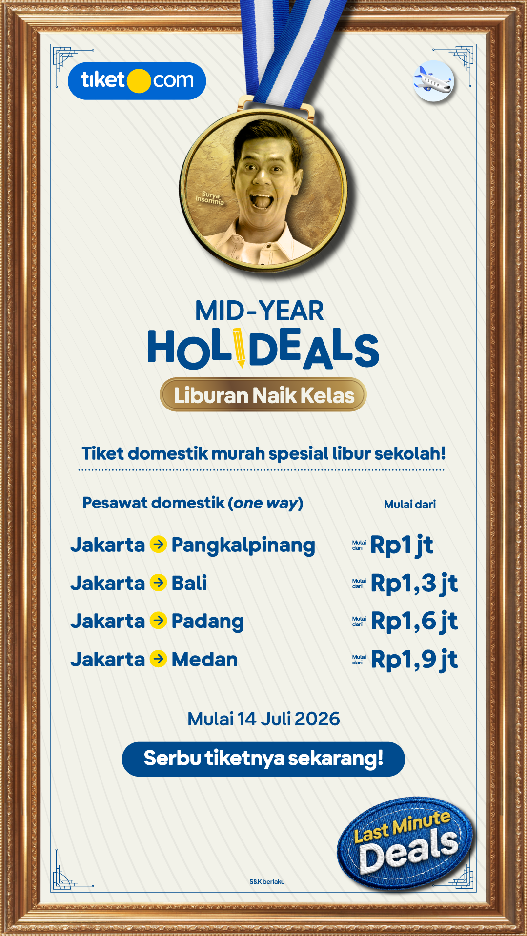 Tiket.com Facebook ad