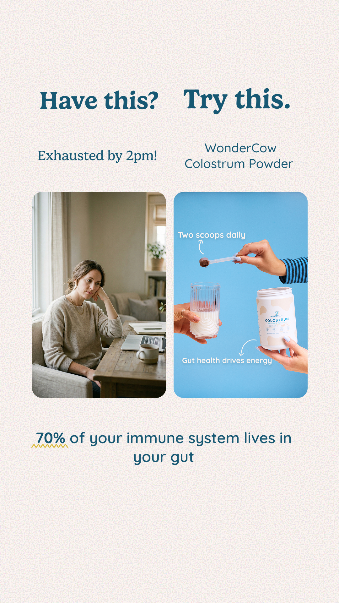 Wondercowusa Facebook ad