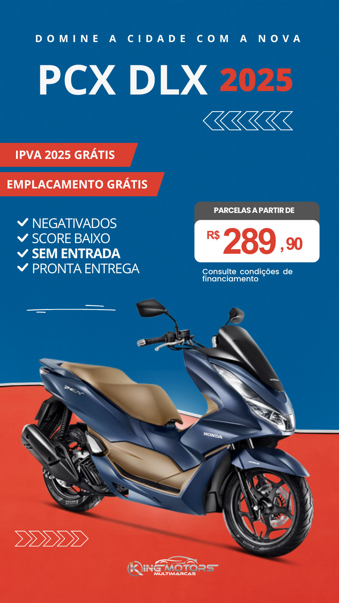King Motors Multimarcas Facebook ad from May 22, 2026