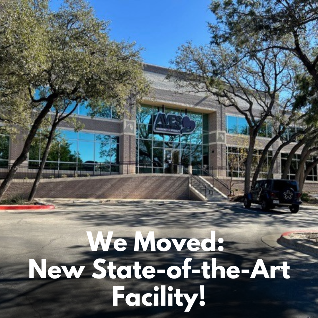 Austin Veterinary Emergency & Specialty Center Facebook ad: Now Open in Our New Location!
