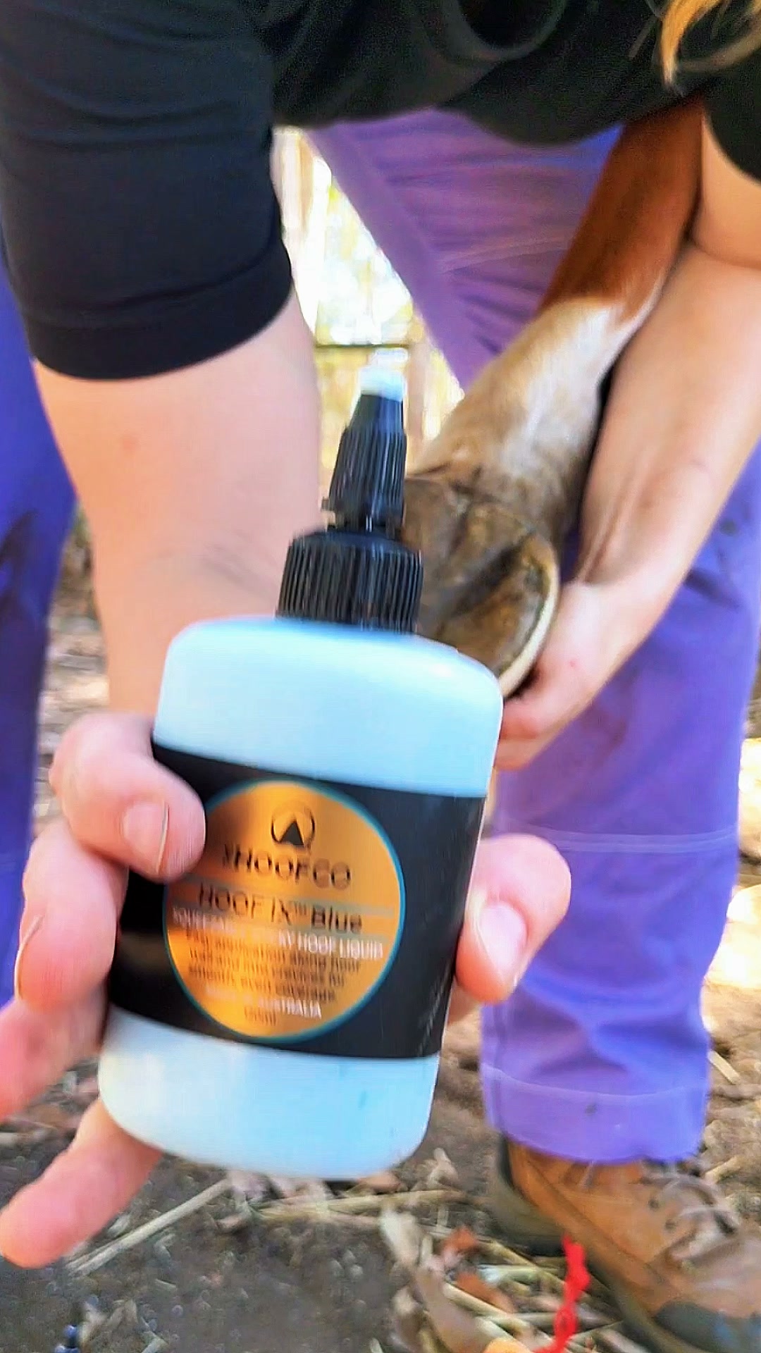 The Hoof Co Facebook ad: Squeeze. Done.
