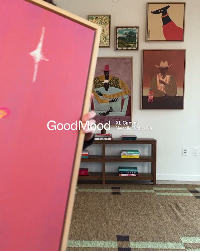 GoodMood Facebook ad: Discover XL canvas art that brings your walls to life