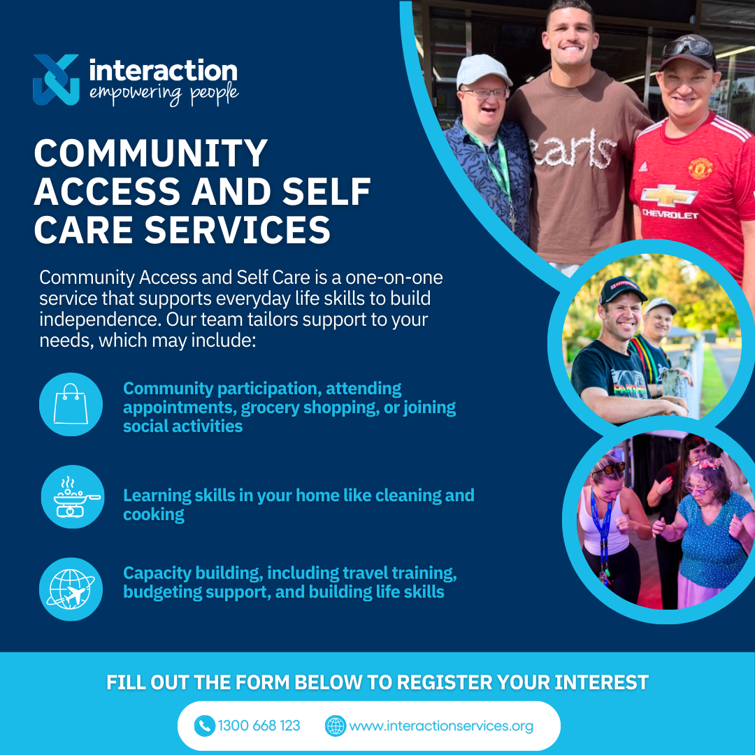 Interaction Disability Services Facebook ad
