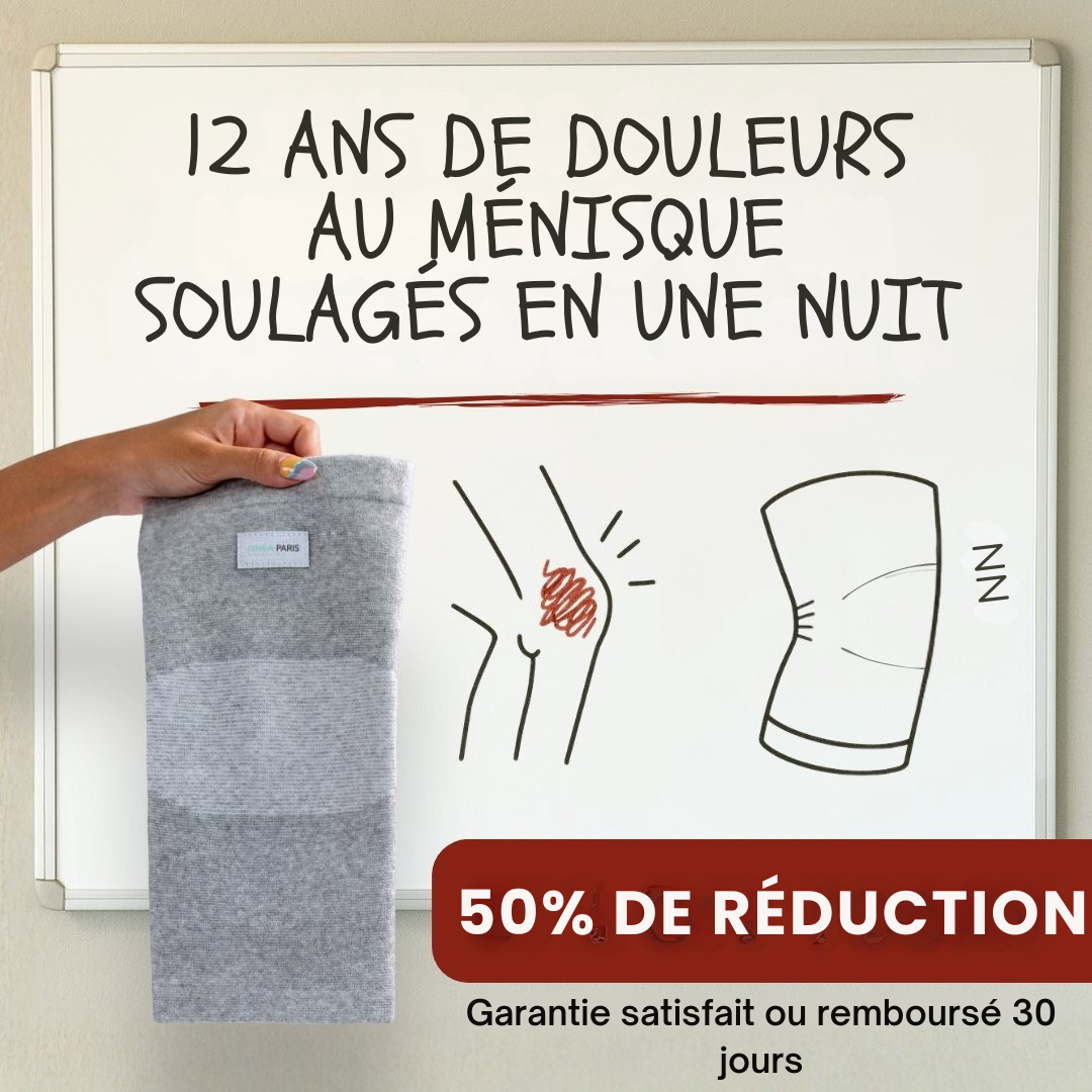 Linéa Paris Facebook ad: + de 15 000 genoux soulagés