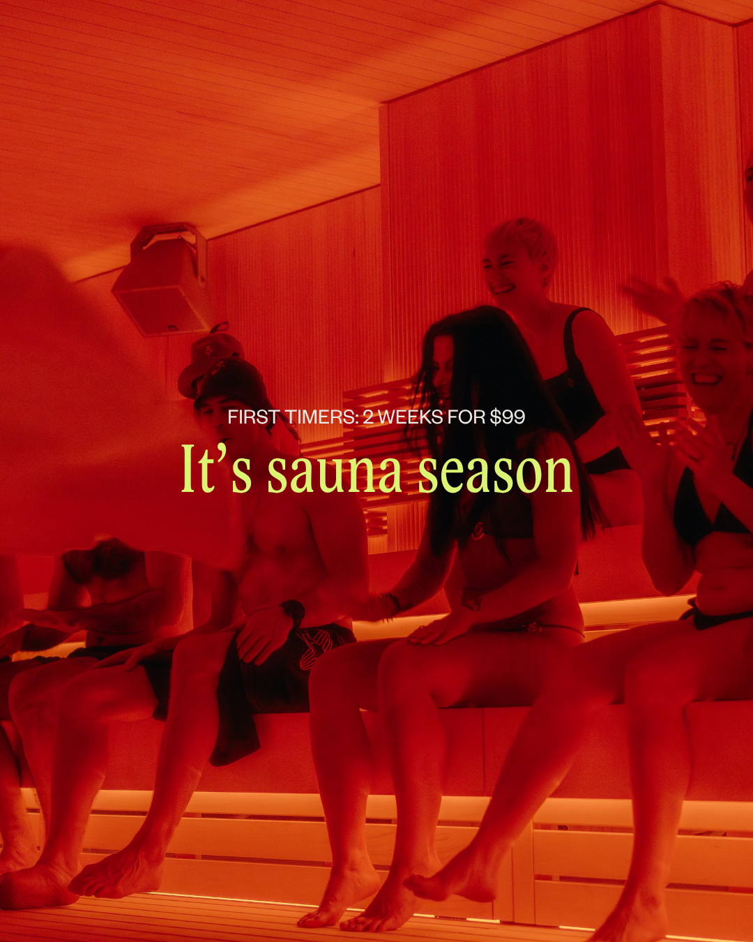 Othership Facebook ad: Sauna season in the city is here.